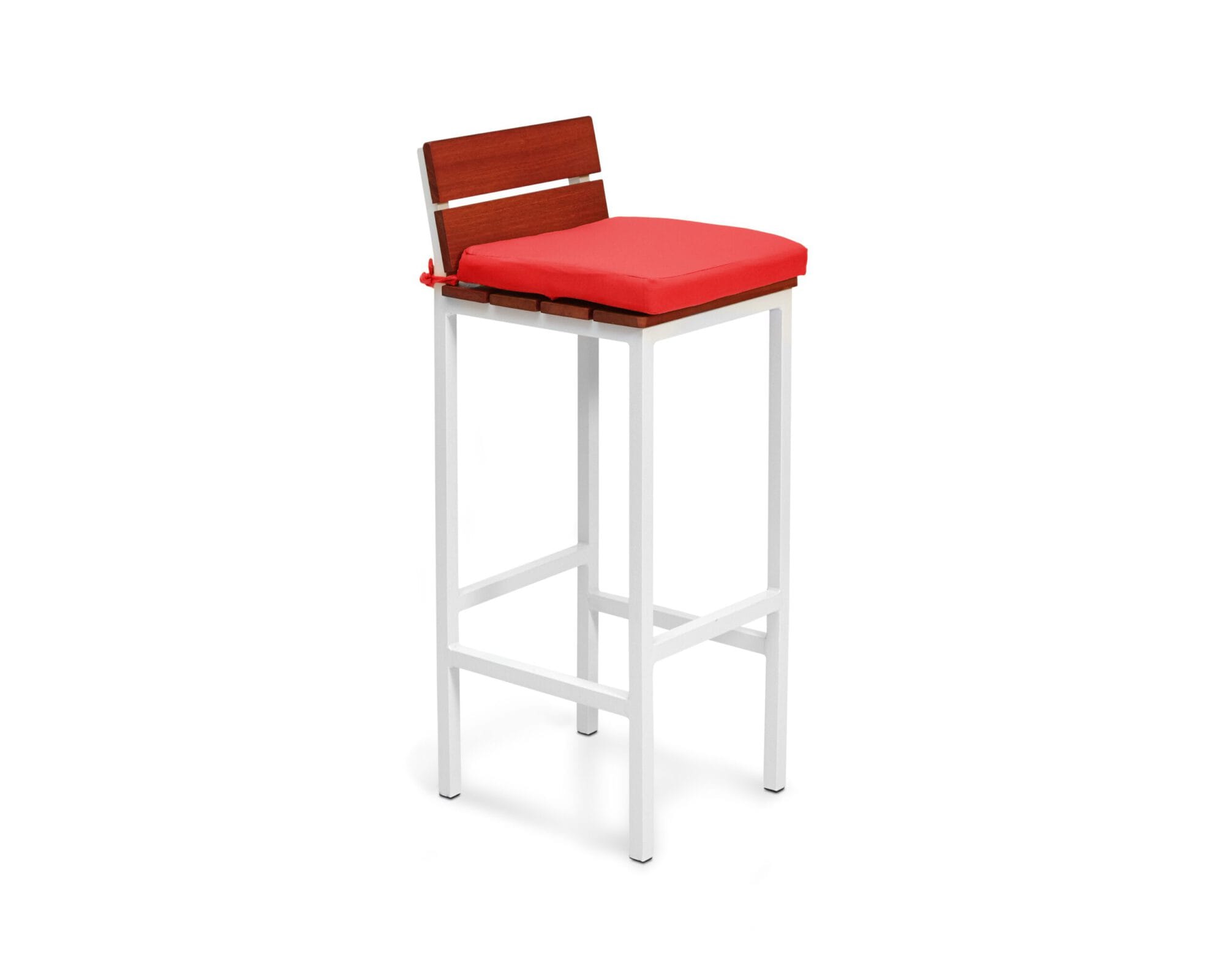 Aenos Bar Stool Cushion - iso Aenos Bar Stool with Backrest